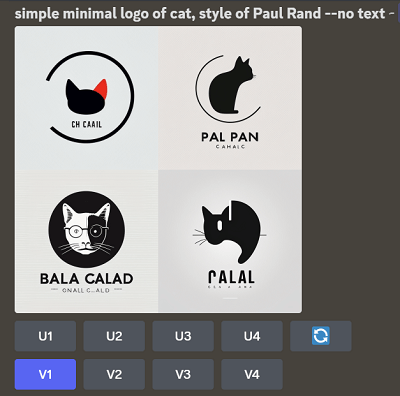 Midjourney 教學 如何透過文字生成商業logo草圖