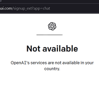 ChatGPT 暫時未能提供服務的地方